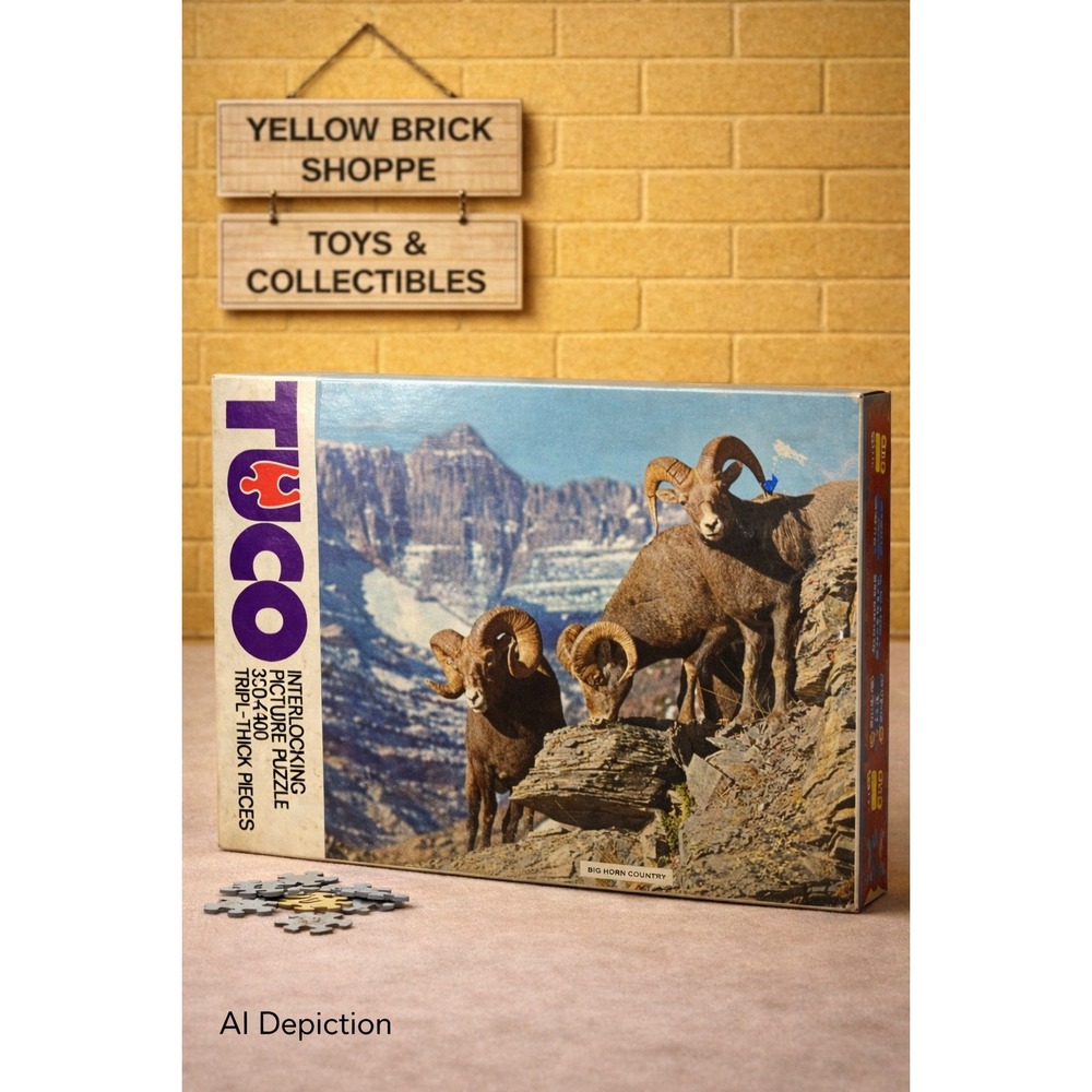 Vintage TUCO Big Horn Country Puzzle 350-400 Pieces No 5980 - Picture 1 of 5